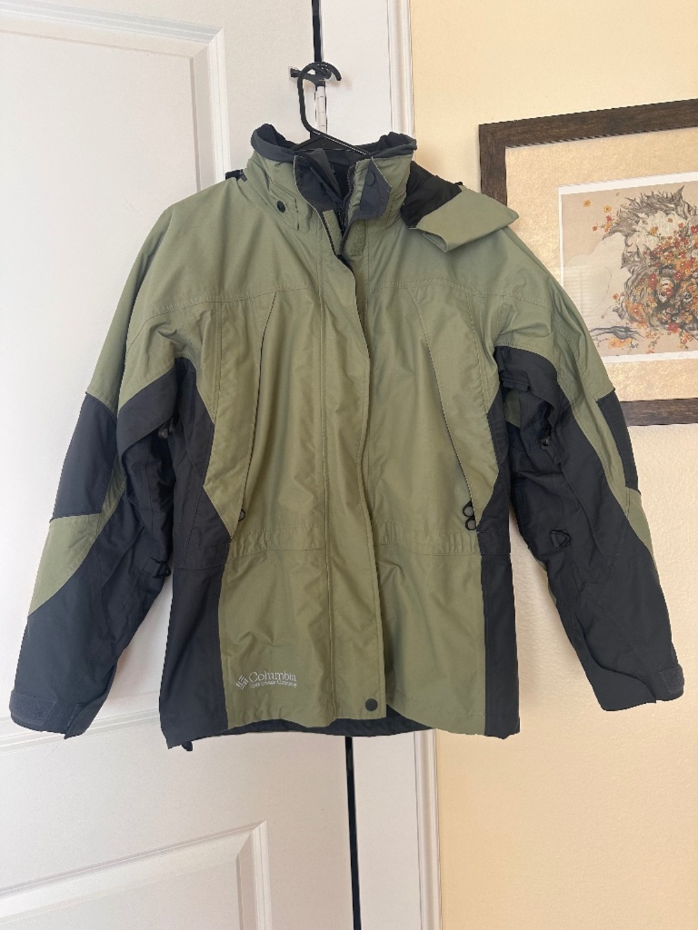 Columbia waterproof jacket with zip out fleece